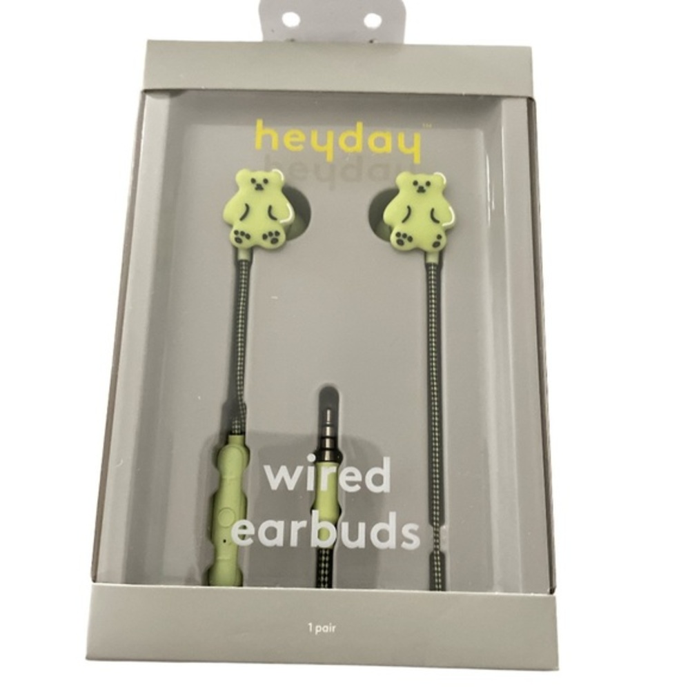 Heyday Gummy Bear Wired Earbuds.